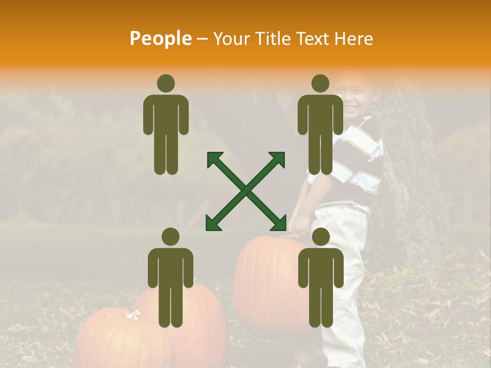 Kid Strong Carry PowerPoint Template