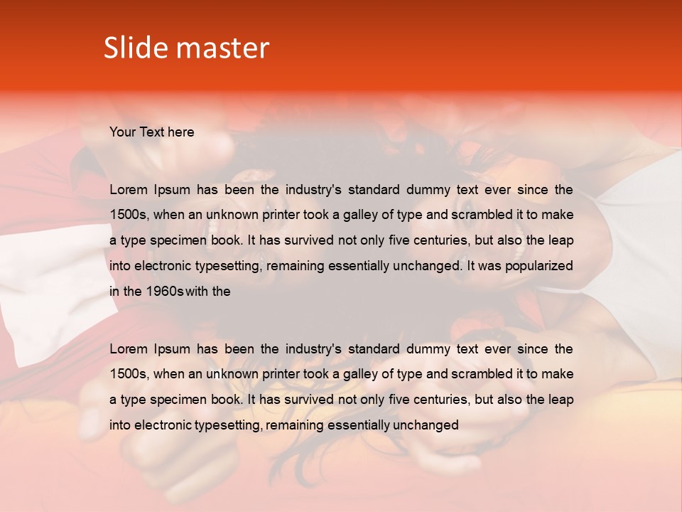 A Man And A Woman Laying On A Bed Together PowerPoint Template