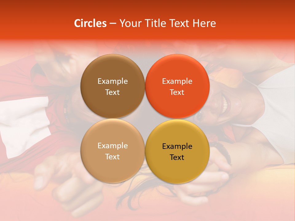 A Man And A Woman Laying On A Bed Together PowerPoint Template