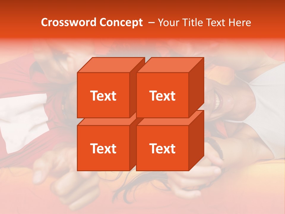 A Man And A Woman Laying On A Bed Together PowerPoint Template