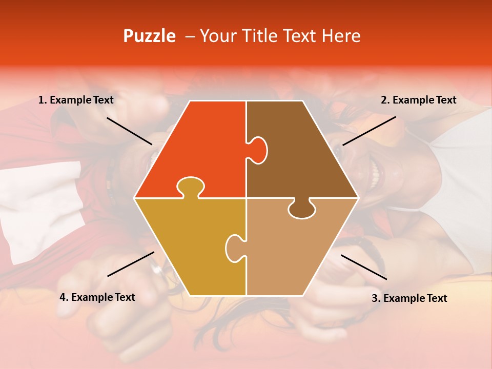 A Man And A Woman Laying On A Bed Together PowerPoint Template