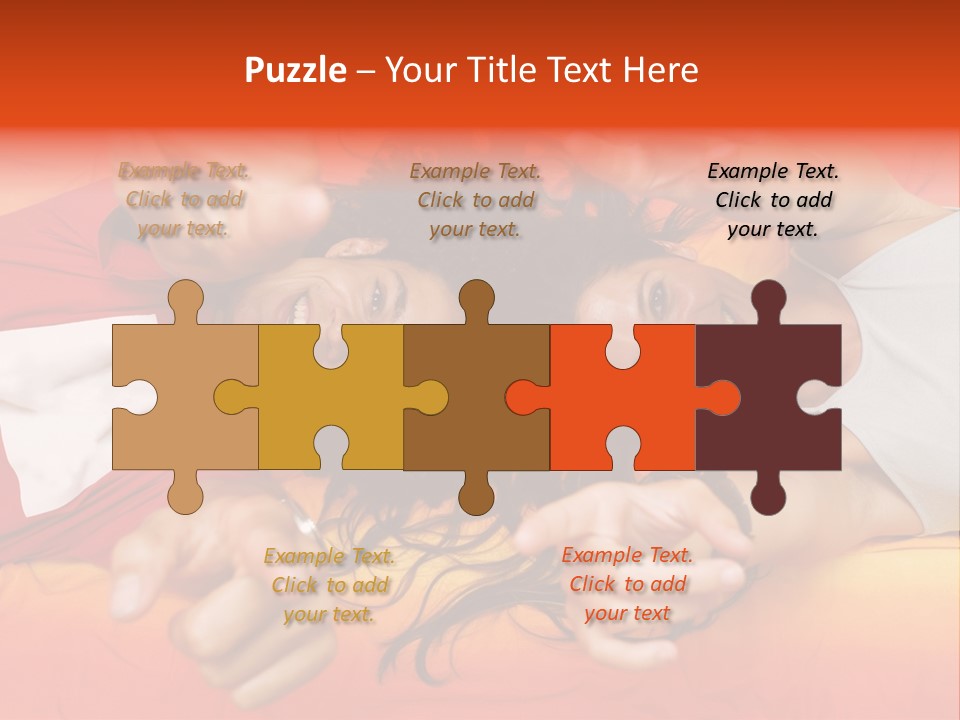 A Man And A Woman Laying On A Bed Together PowerPoint Template