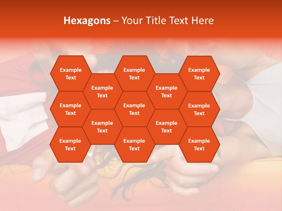 A Man And A Woman Laying On A Bed Together PowerPoint Template