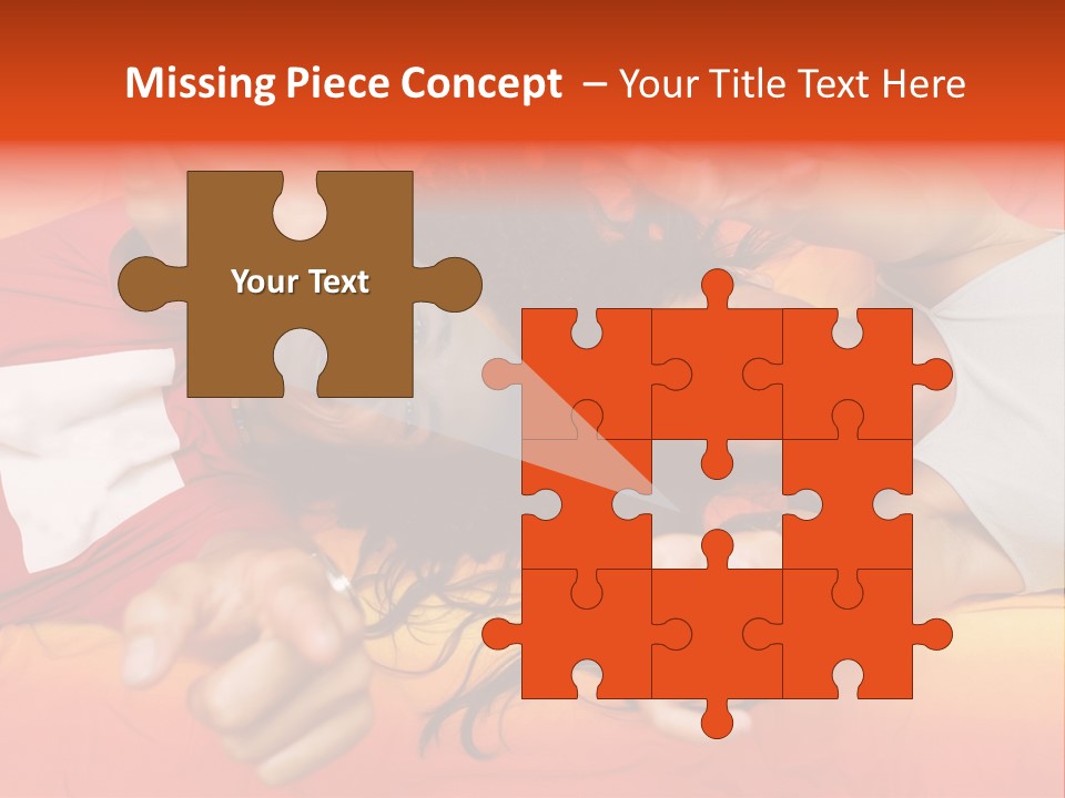 A Man And A Woman Laying On A Bed Together PowerPoint Template