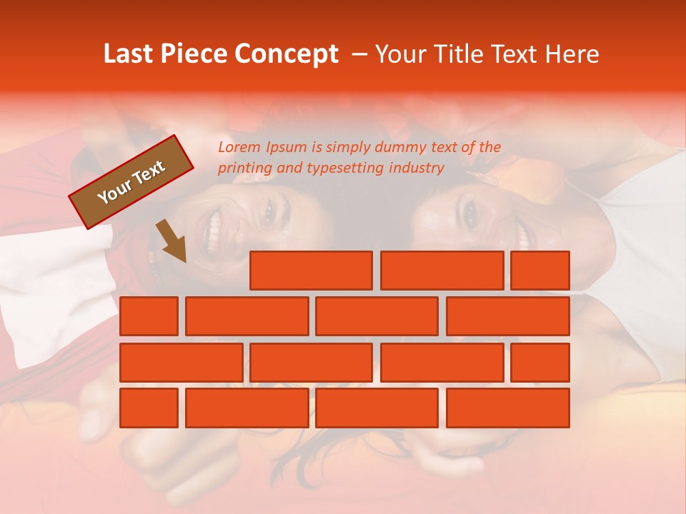 A Man And A Woman Laying On A Bed Together PowerPoint Template