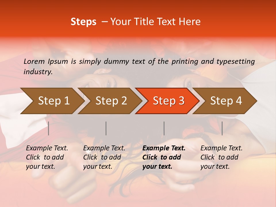 A Man And A Woman Laying On A Bed Together PowerPoint Template