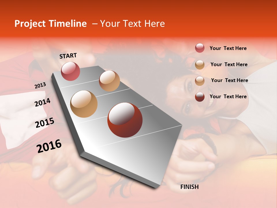 A Man And A Woman Laying On A Bed Together PowerPoint Template