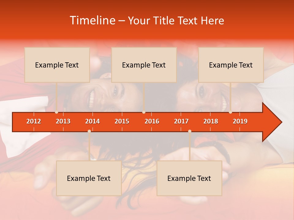 A Man And A Woman Laying On A Bed Together PowerPoint Template