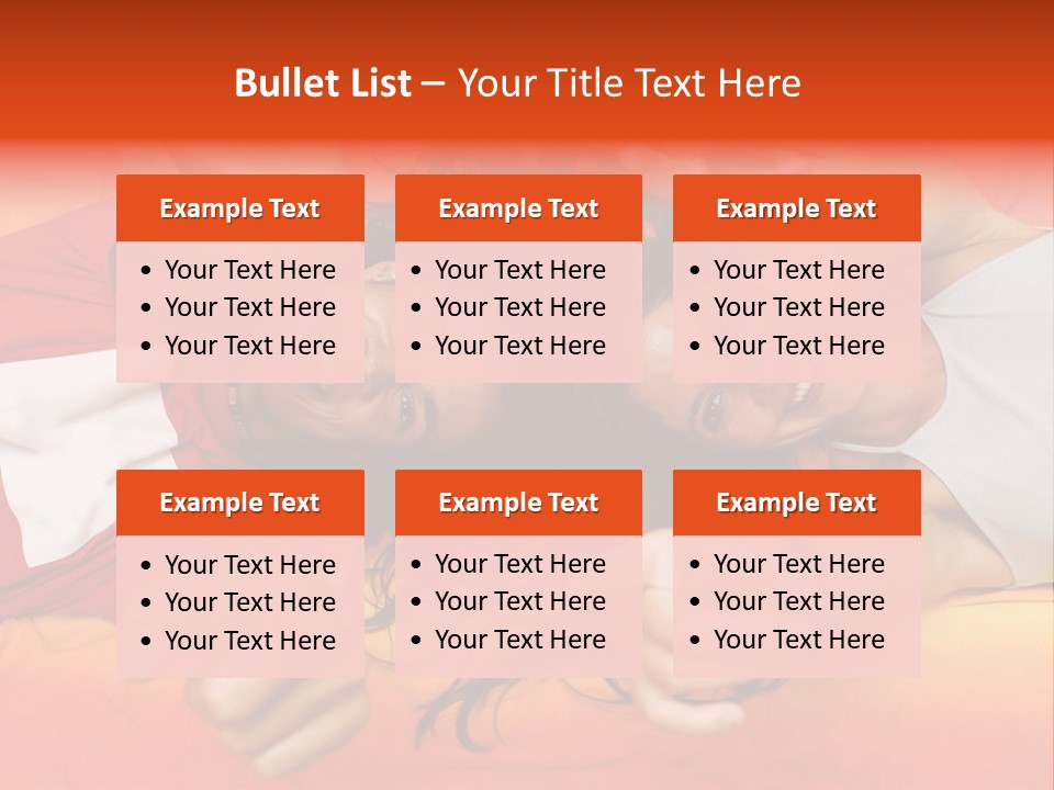 A Man And A Woman Laying On A Bed Together PowerPoint Template