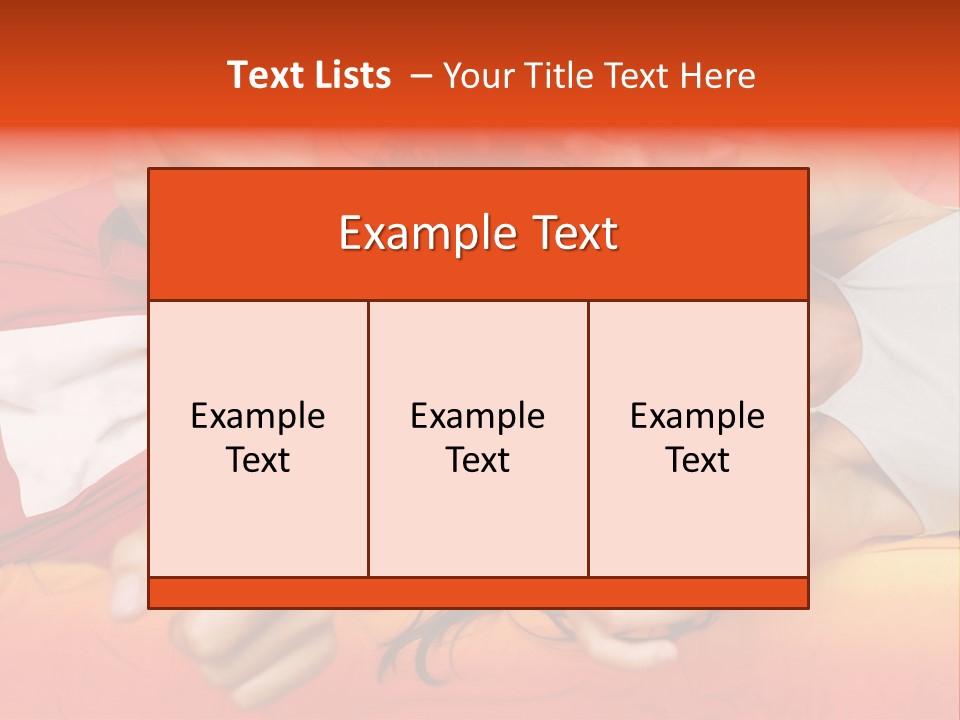 A Man And A Woman Laying On A Bed Together PowerPoint Template