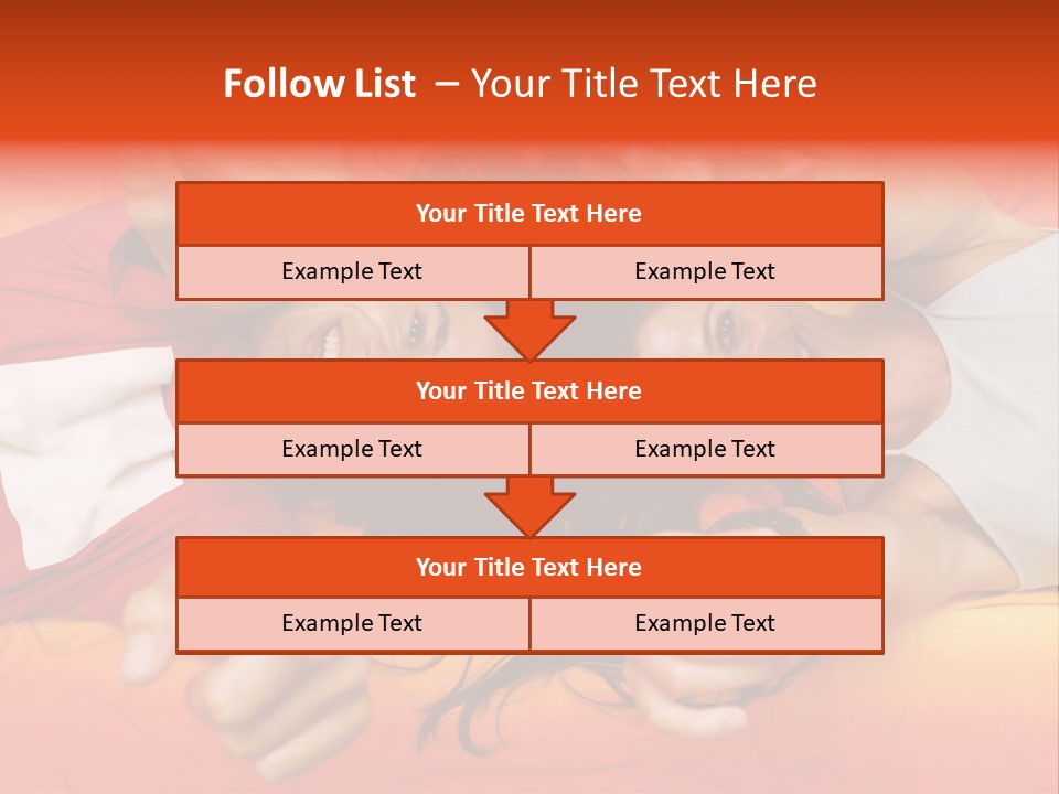 A Man And A Woman Laying On A Bed Together PowerPoint Template