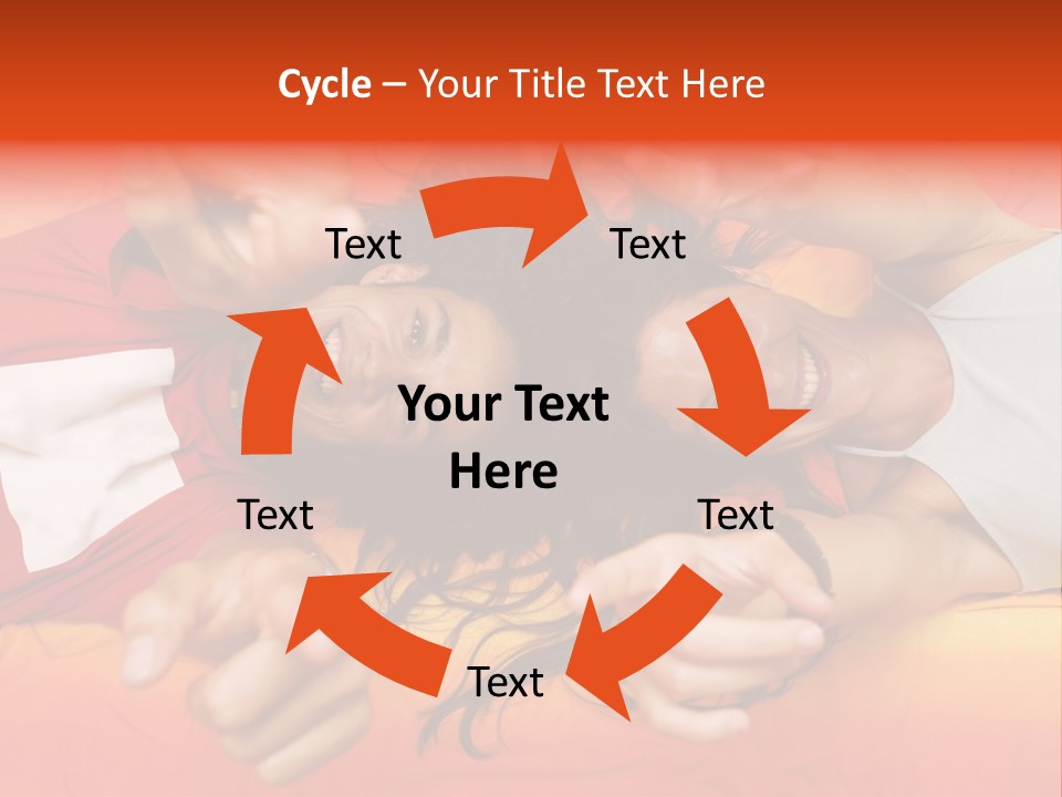 A Man And A Woman Laying On A Bed Together PowerPoint Template