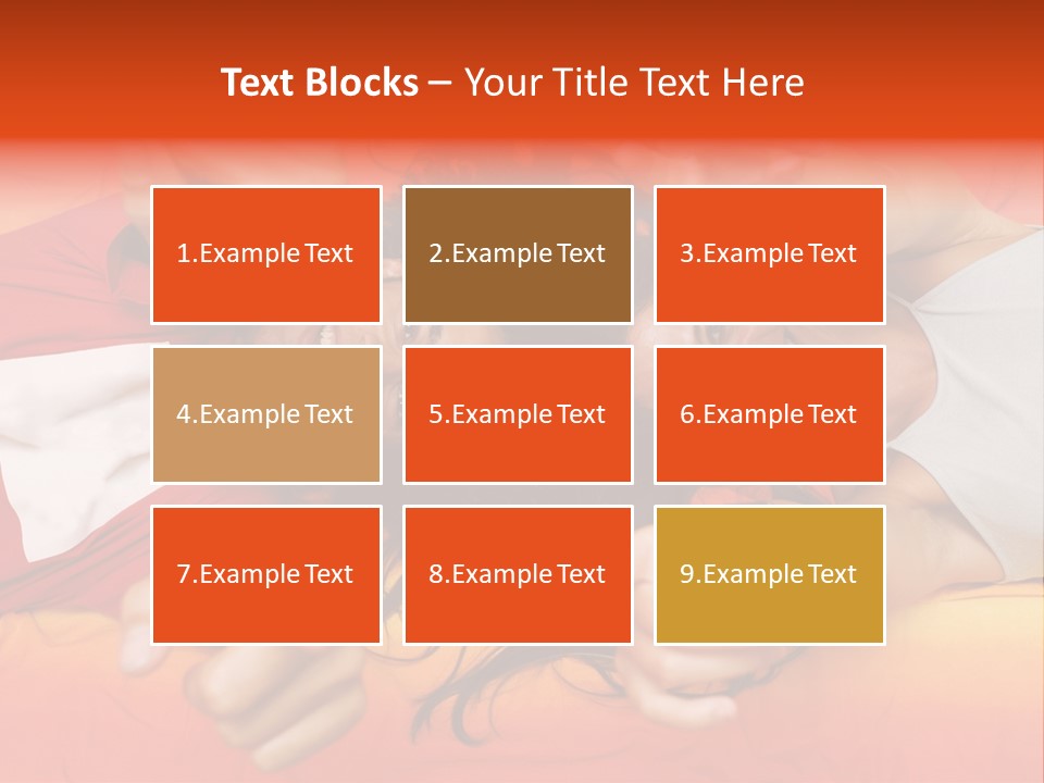 A Man And A Woman Laying On A Bed Together PowerPoint Template