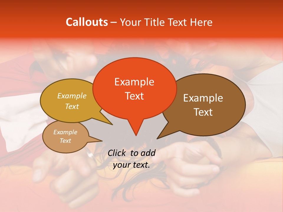 A Man And A Woman Laying On A Bed Together PowerPoint Template