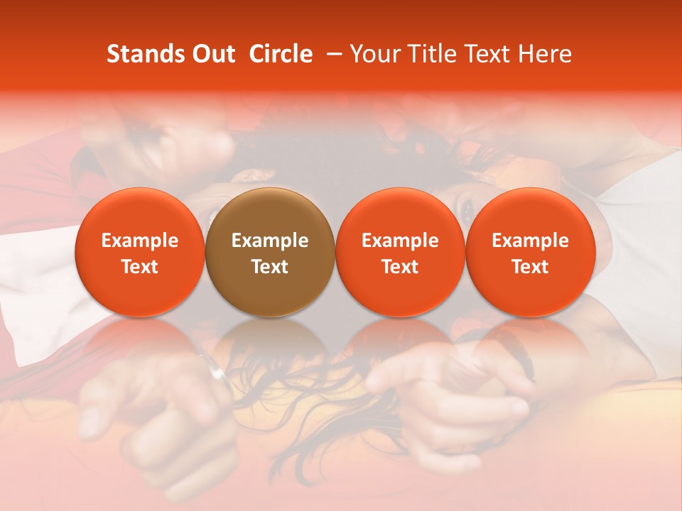 A Man And A Woman Laying On A Bed Together PowerPoint Template