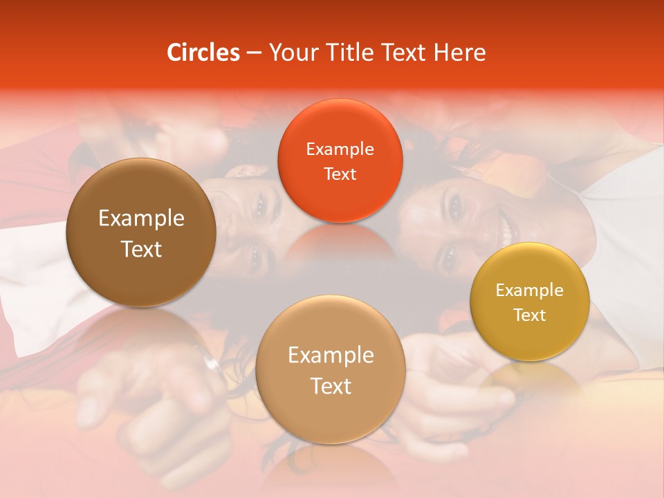 A Man And A Woman Laying On A Bed Together PowerPoint Template