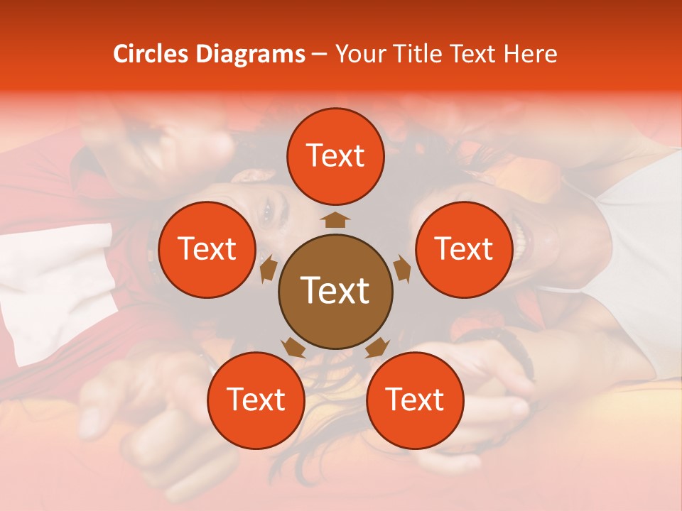 A Man And A Woman Laying On A Bed Together PowerPoint Template