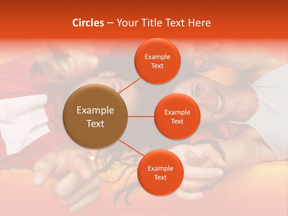 A Man And A Woman Laying On A Bed Together PowerPoint Template