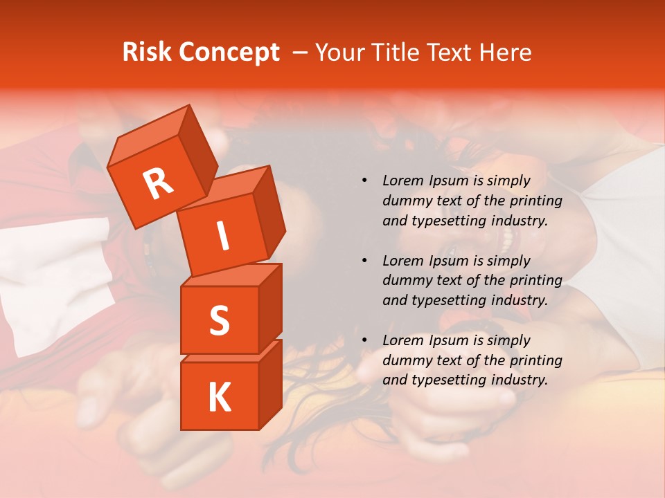 A Man And A Woman Laying On A Bed Together PowerPoint Template