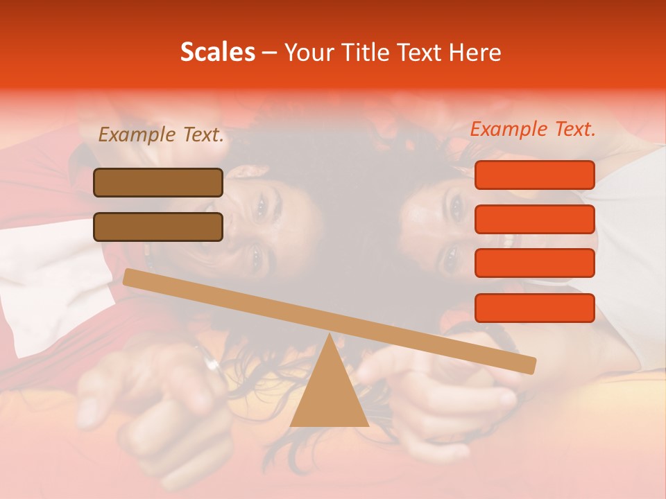 A Man And A Woman Laying On A Bed Together PowerPoint Template