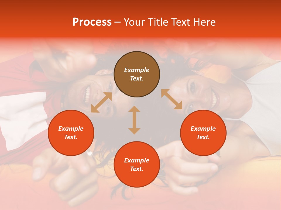 A Man And A Woman Laying On A Bed Together PowerPoint Template