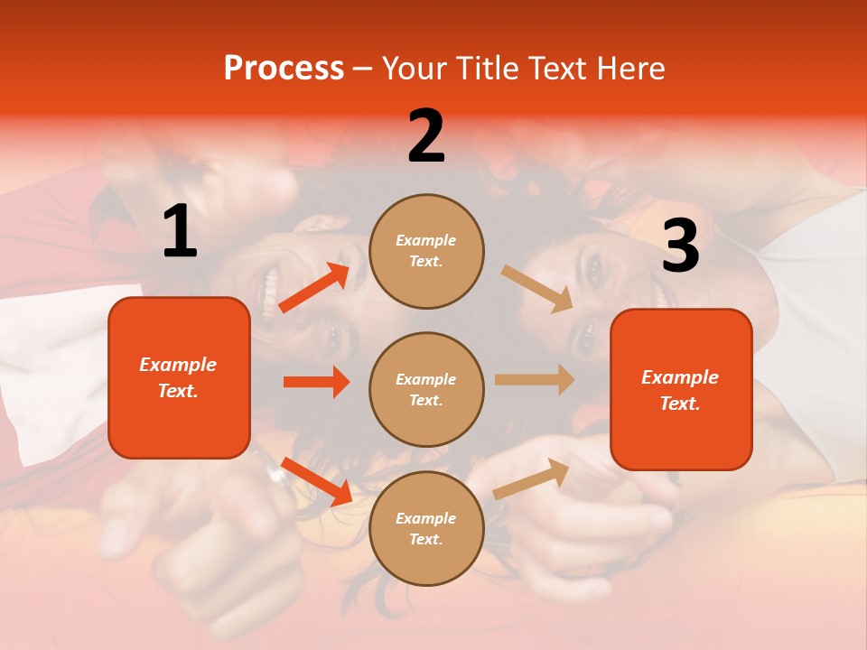 A Man And A Woman Laying On A Bed Together PowerPoint Template