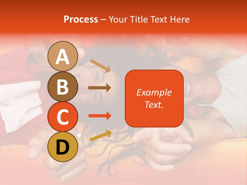 A Man And A Woman Laying On A Bed Together PowerPoint Template
