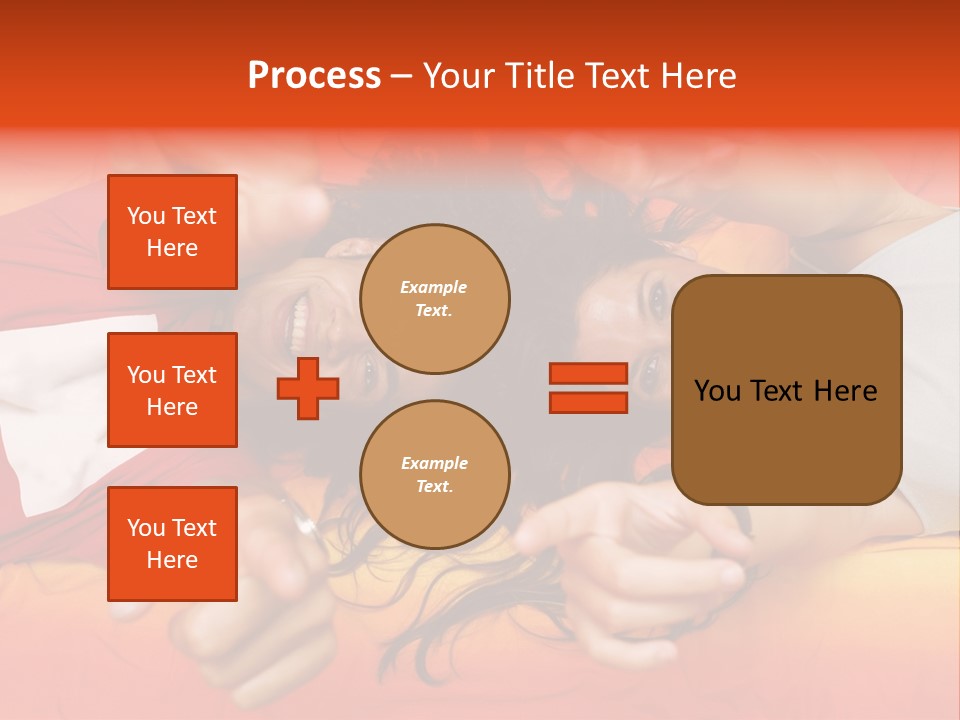 A Man And A Woman Laying On A Bed Together PowerPoint Template