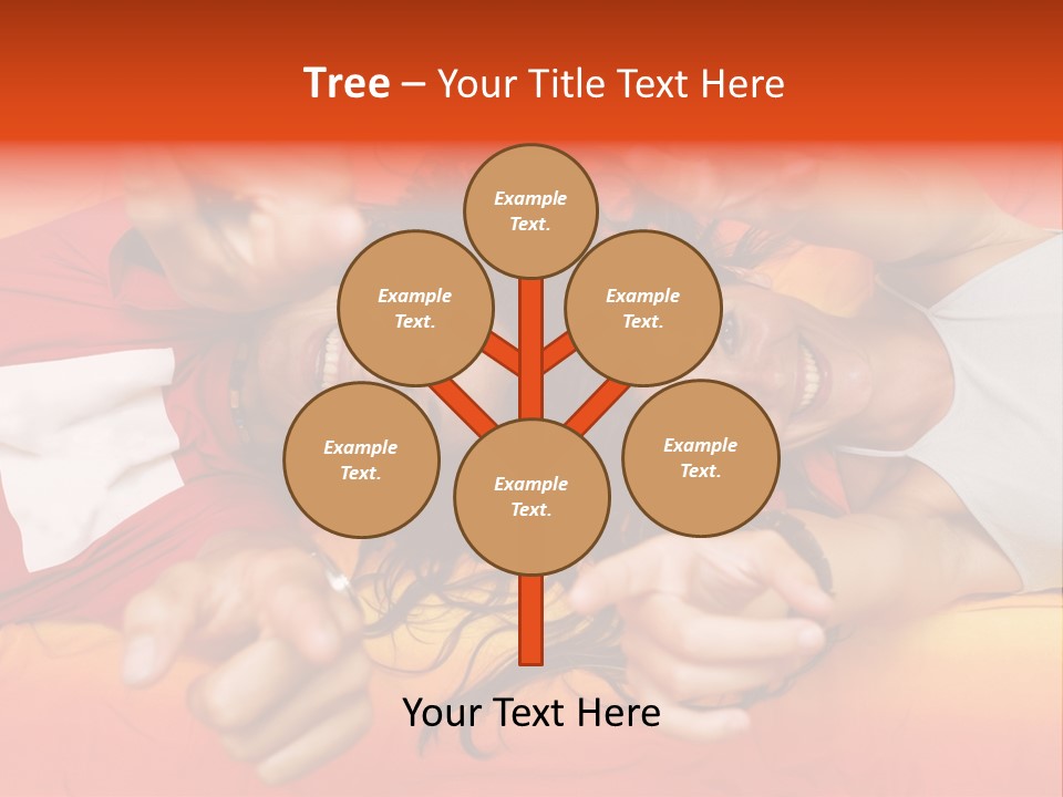 A Man And A Woman Laying On A Bed Together PowerPoint Template