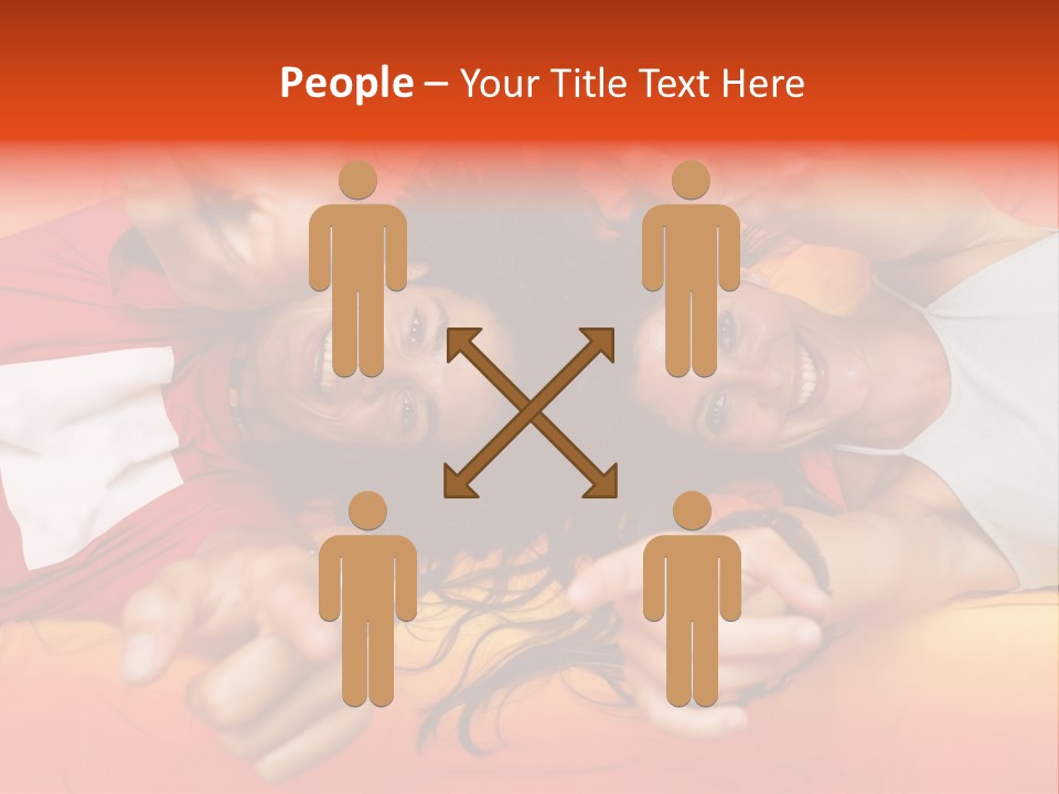 A Man And A Woman Laying On A Bed Together PowerPoint Template