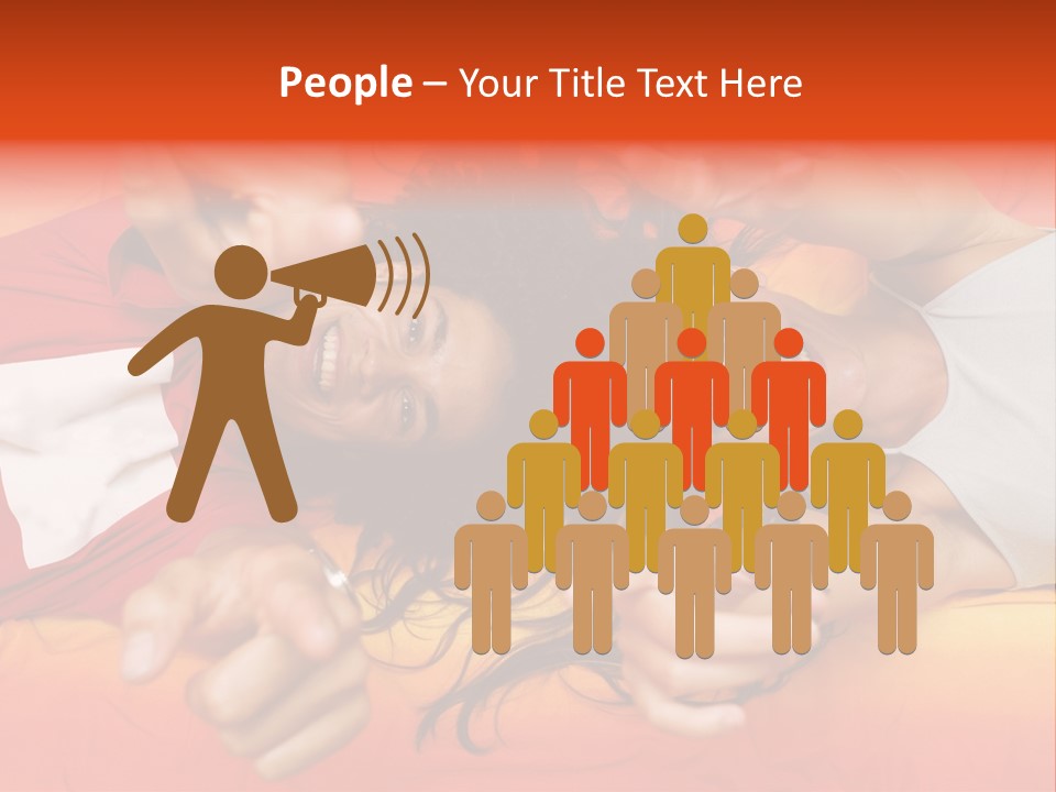 A Man And A Woman Laying On A Bed Together PowerPoint Template