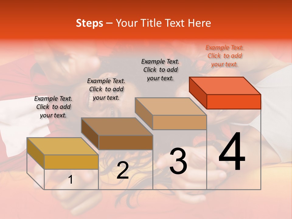 A Man And A Woman Laying On A Bed Together PowerPoint Template