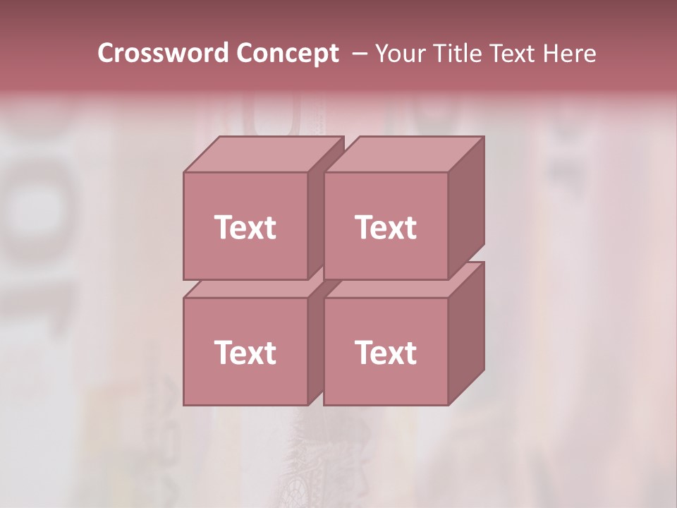 A Number Of Different Bank Notes On A Table PowerPoint Template