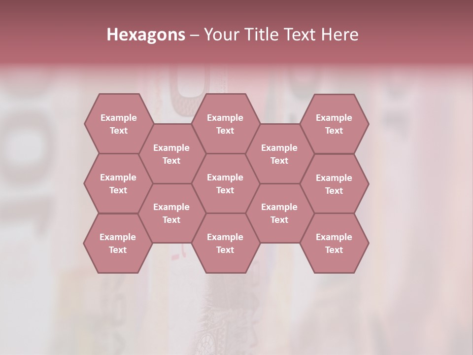 A Number Of Different Bank Notes On A Table PowerPoint Template
