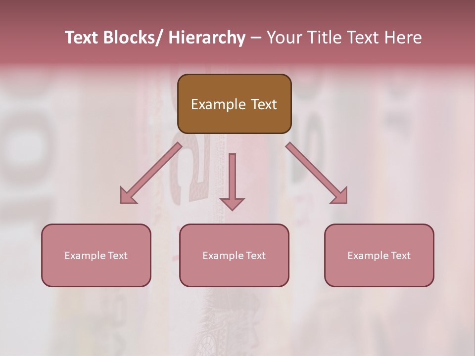A Number Of Different Bank Notes On A Table PowerPoint Template