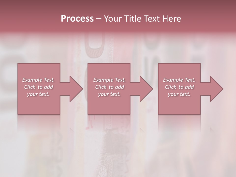 A Number Of Different Bank Notes On A Table PowerPoint Template