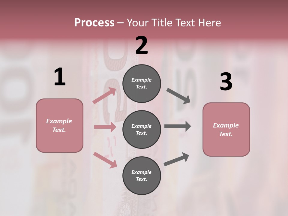 A Number Of Different Bank Notes On A Table PowerPoint Template