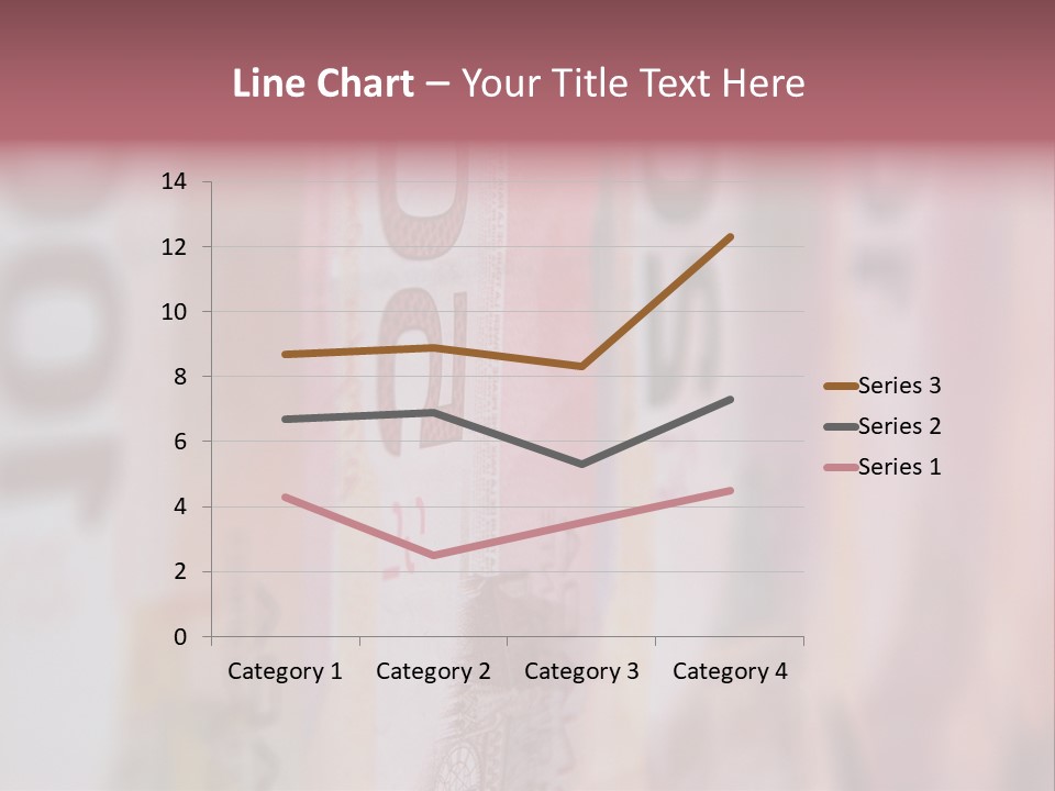 A Number Of Different Bank Notes On A Table PowerPoint Template