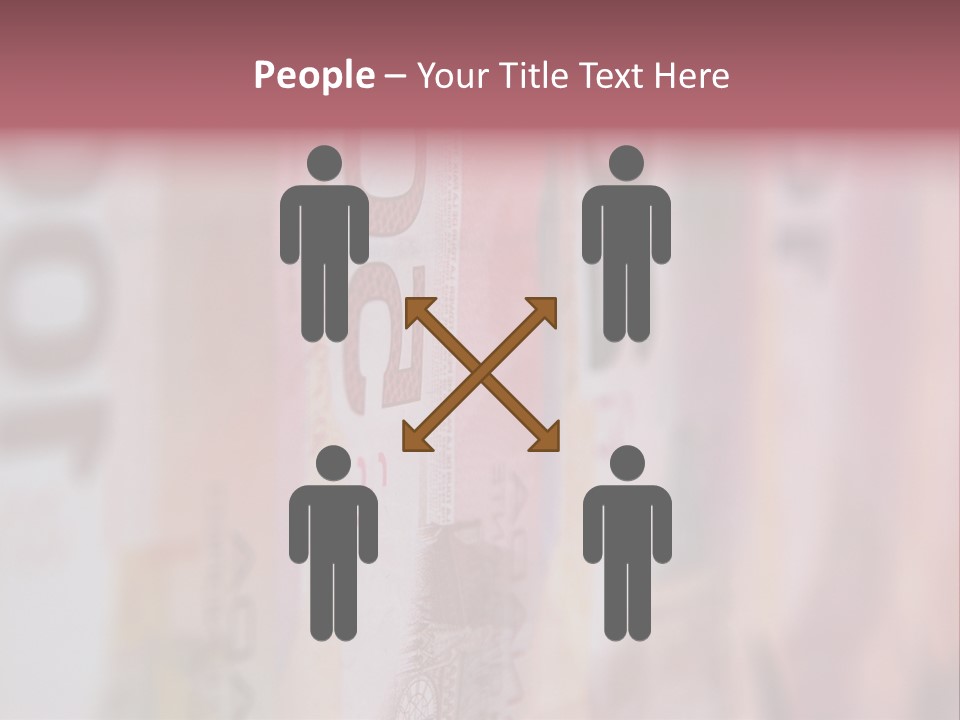 A Number Of Different Bank Notes On A Table PowerPoint Template