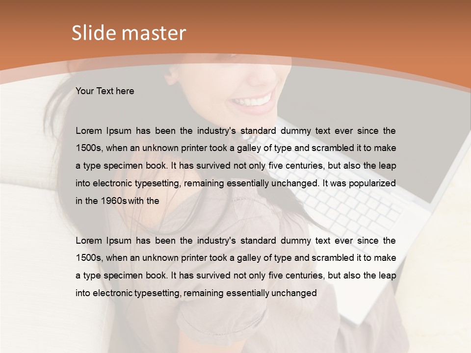 Relatives Hope Senior PowerPoint Template