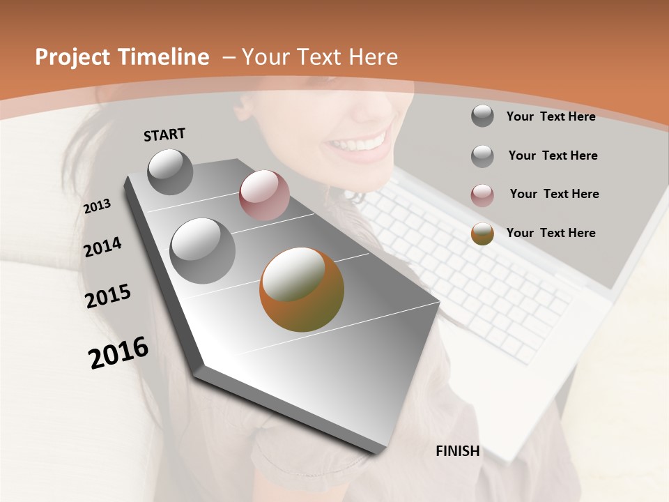 Relatives Hope Senior PowerPoint Template