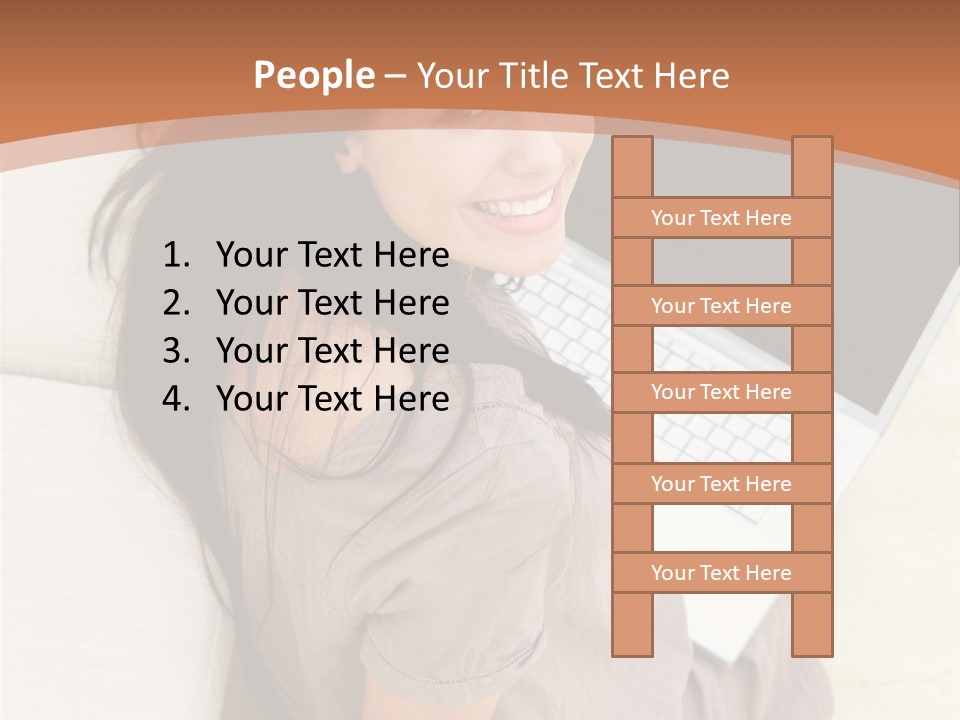 Relatives Hope Senior PowerPoint Template