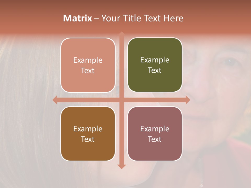 Relatives Hope Senior PowerPoint Template