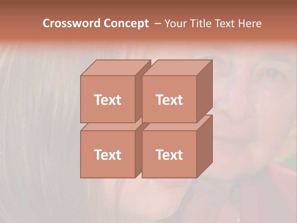 Relatives Hope Senior PowerPoint Template