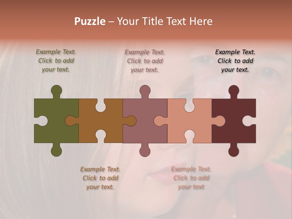 Relatives Hope Senior PowerPoint Template