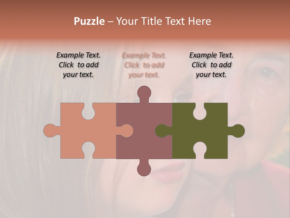 Relatives Hope Senior PowerPoint Template