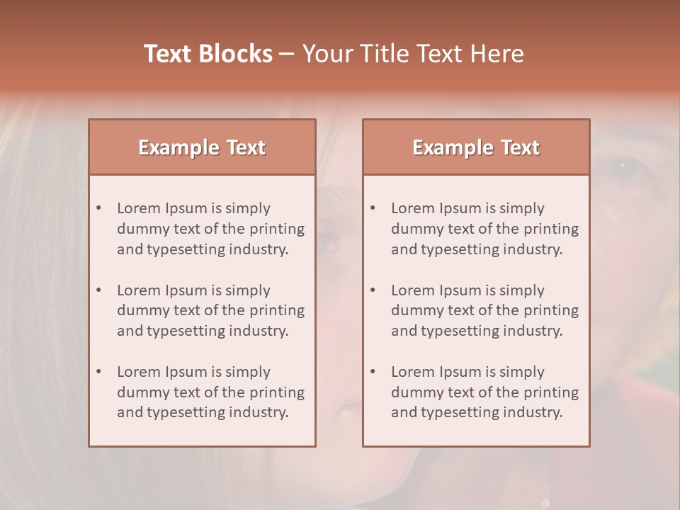 Relatives Hope Senior PowerPoint Template