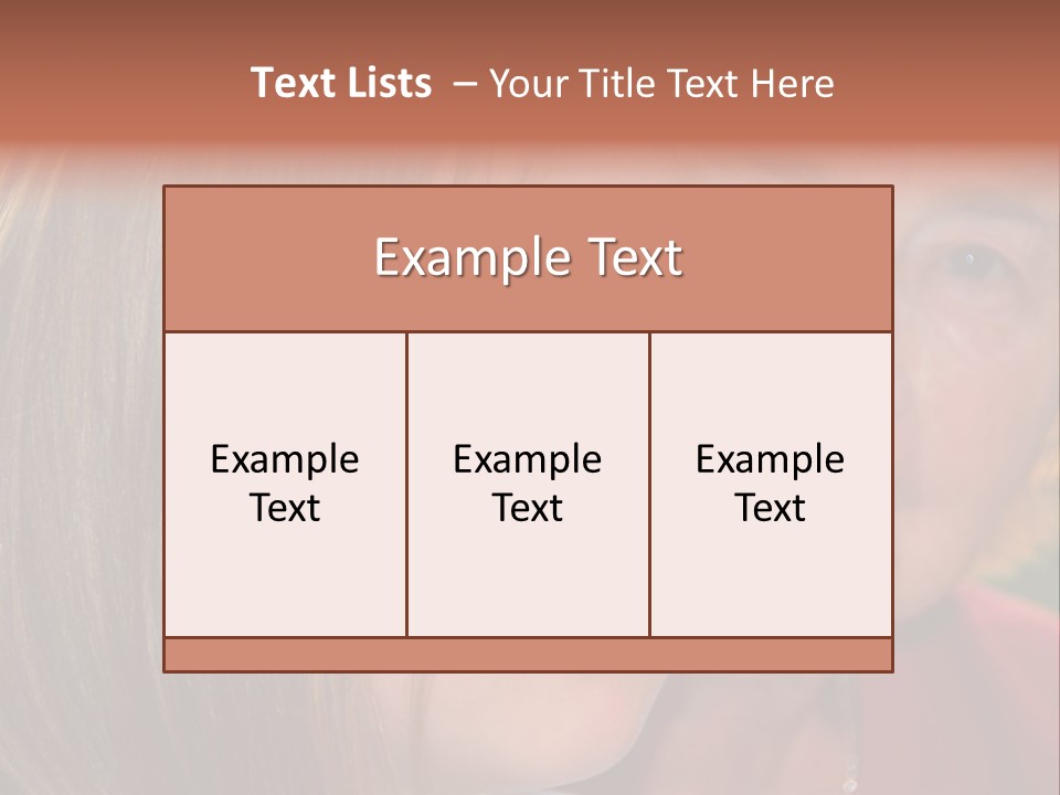 Relatives Hope Senior PowerPoint Template