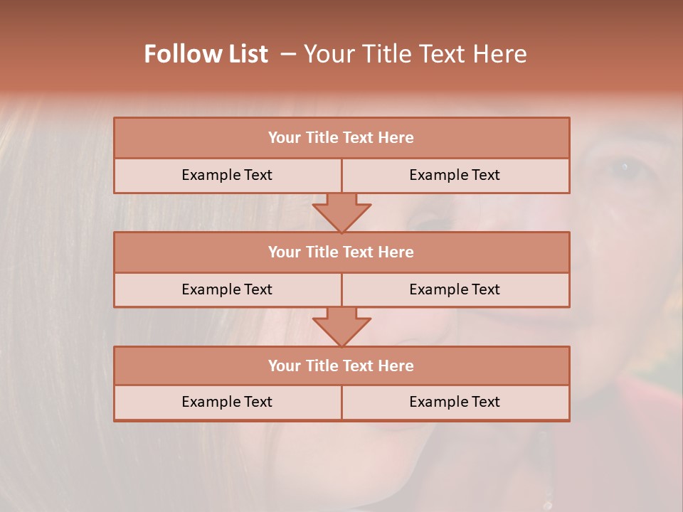 Relatives Hope Senior PowerPoint Template