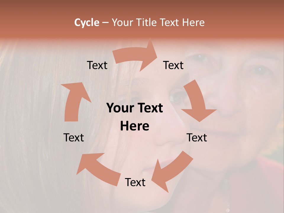 Relatives Hope Senior PowerPoint Template